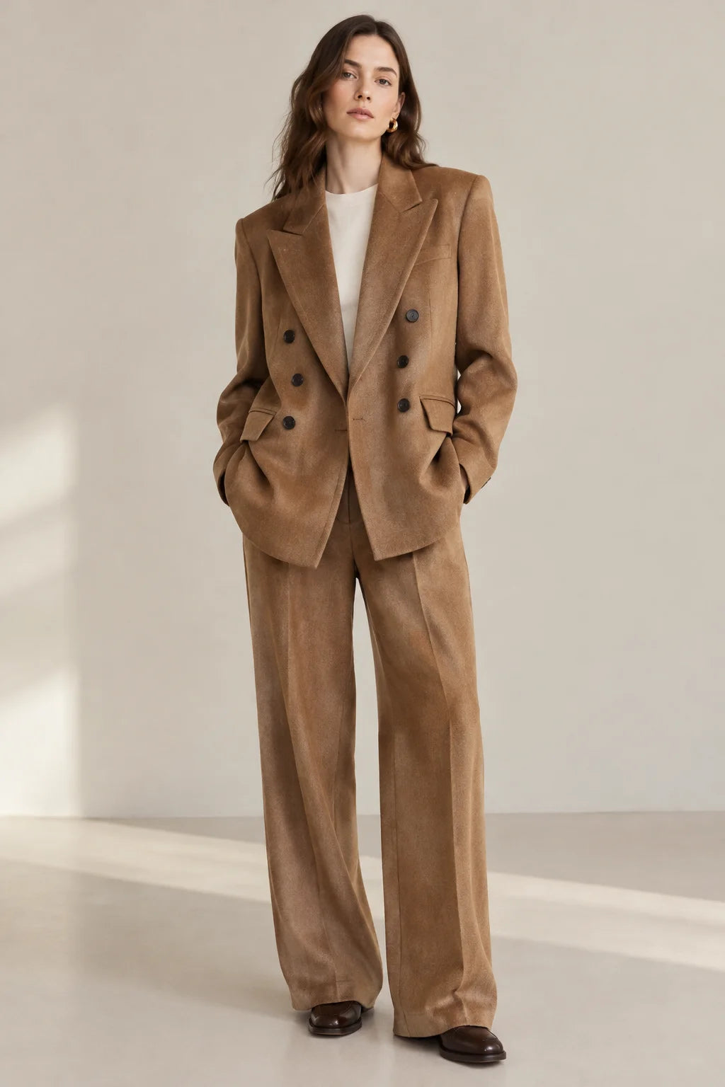 The Soren Relaxed Double-Breasted Blazer Lookbook Photo