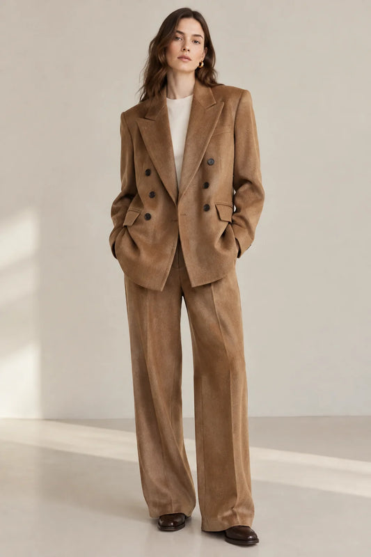 The Soren Relaxed Double-Breasted Blazer Lookbook Photo